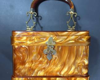 1950s Lucite Box Purse