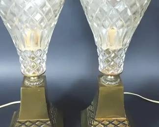 Hollywood Regency Style Boudoir Lamps