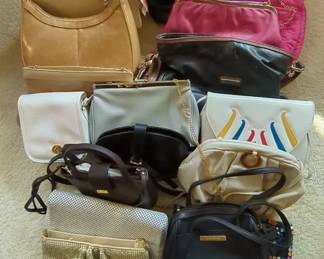 Lot Of Various Purses In Multiple Styles, Shapes Sizes