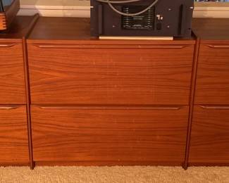 MCM Danish Teak Wall Cabinet