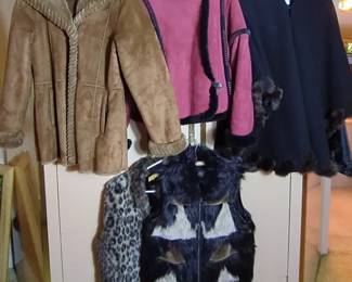 3 Fabulous Faux Fur Suede Jackets  Vest 1990s 2000, Vintage