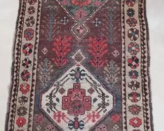 Handwoven Persian Kelardasht Accent Rug