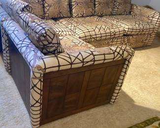 MCM Drexel 4 Piece Wood Case Sofa