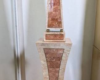 Tessellated Pink And Rose Pillar And Obelisk