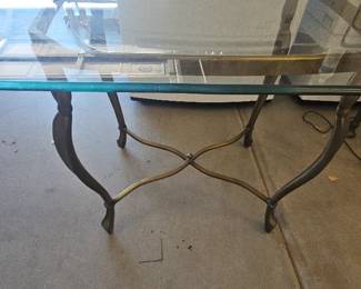 Solid Brass End Table