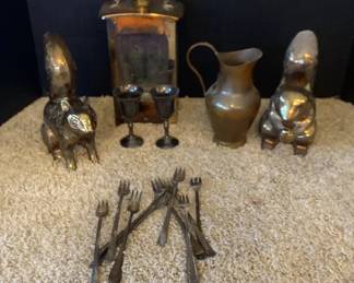 Brass Squirrels, Little Wine Glasses, And More
