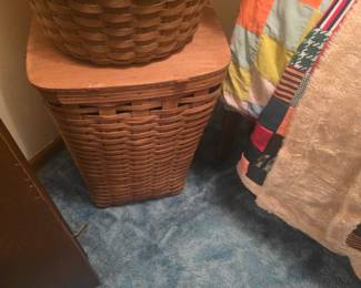 Longaberger Basket and Hamper 