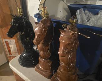 Chess piece lamps