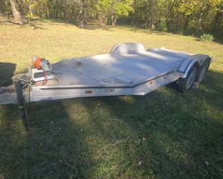 Large Aluminum trailer