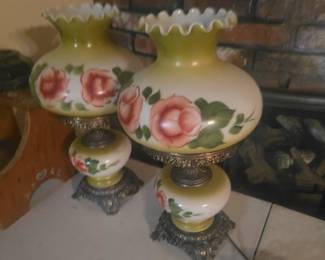 Vintage Parlor Lamps 