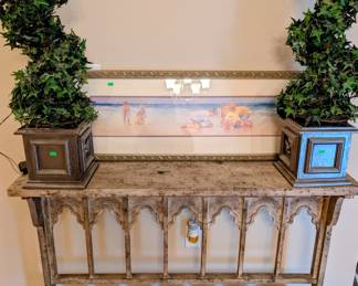 #28  Sofa Table  47"Wx12"Dx33"H   $225