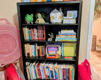 #48  Black Bookcase  30"Wx10"Dx60"H   $75
