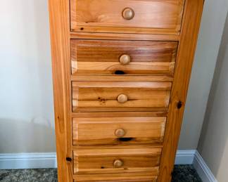 #38  Broyhill Lingerie Chest  28"Wx17"Dx52"H   210