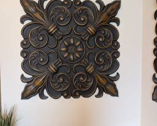 #43+#44  Large Metal Art  44"Wx44"H   $35 each