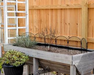 #83+#84  Blue Planter  $65 each                                                                                            #85  White Planter  $35                                                                               #86  Black Round Planter  $45/#87  Black Urn Planter  $45/#88 Rocker  $35/#89  Terracotta Pot  $45