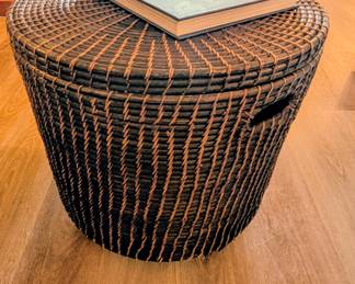 #10  Round Storage Side Table  30"Rx19"H   $50