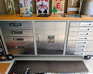 #57  Rolling Storage & Work Table  72"Wx20"Dx38"H   $599