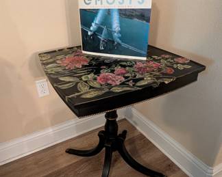 #14  Black Painted Square Table   $110