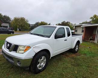 #1	2007 Nissan Frontier 70,429 miles 4 door everything works no warning lights, bed liner and hitch.  Two small dents on each side of front bumper.	 ***Taking Silent Bids ***winner will be called on Friday at around noon***