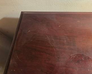 #45	Wood sofa table (as-is finish) 42x14x27	 $35.00