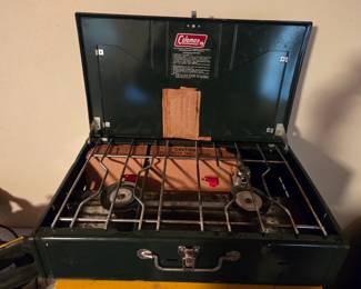 #8	Coleman campstove 2 burner	 $35.00