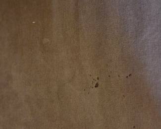 #47	Pair Wing back chairs salmon color (as-is some stains)	 $35.00