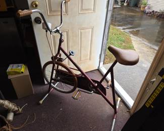 #17	Huffy exercise bike	 $20.00