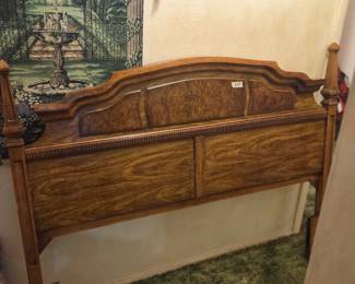 #54	Queen laminate headboard with frame 	 $20.00