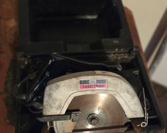 #6	Craftsman circular saw with case	 $20.00