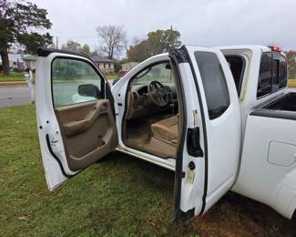 #1	2007 Nissan Frontier 70,429 miles 4 door everything works no warning lights, bed liner and hitch.  Two small dents on each side of front bumper.	 ***Taking Silent Bids ***winner will be called on Friday at around noon***