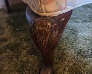 #49	Crawford Light color floral couch 78" long	 $65.00