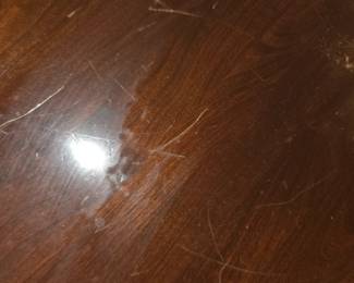 #48	Pair end tables with one drawer (as-is finish) 24x27x22	 $40.00