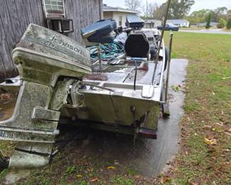 #28	17 foot Bass Tracker fishing boat (as-is) with trailer	 ***Taking Silent Bids ***winner will be called on Friday at around noon***