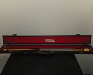 #13	Pool cue stick with case	 $20.00