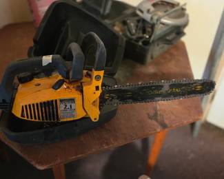 #7	Montgomery Ward 16" chainsaw with case	 $20.00