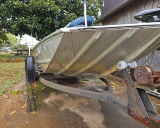 #28	17 foot Bass Tracker fishing boat (as-is) with trailer	 ***Taking Silent Bids ***winner will be called on Friday at around noon***