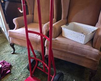 #71	Red hand truck solid wheels	 $40.00