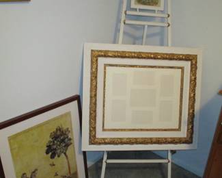 this  easel is a large size to hold any size picture
