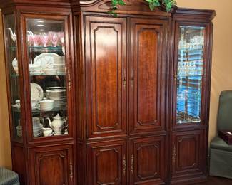 Large china hutch.