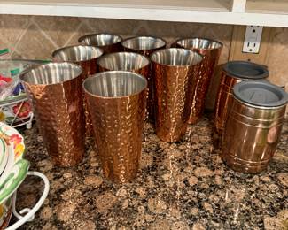 Copper mugs