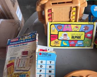 Alphie II with cards