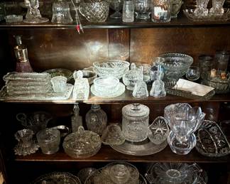 Amazing crystal serving pieces