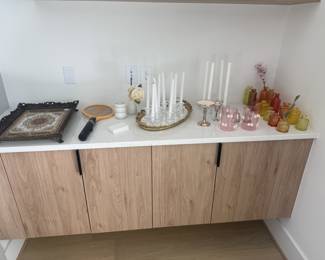 Turkish Platter, Candle holders, etc