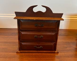 Doll [American Girl size] Wooden Chest of Drawers       Or Small Jewelry Chest 