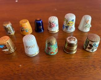 Vintage Thimble Collection