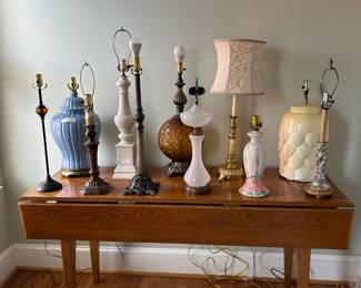 Handcrafted Solid Oak Drop-Leaf Table