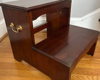 Solid Cherry Steps w/Brass Hardware