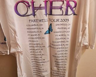 Cher Farewell Tour 2003 Tour T-Shirt