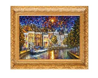 Afremov Entrance to Amsterdam