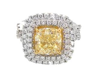 Fancy Yellow DM Ring